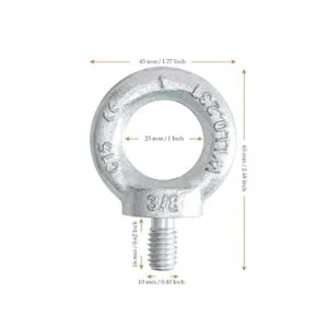 MUKCHAP Paquete de 10 pernos de ojo de hombro M10 anillo_2
