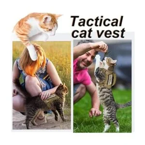 Arnés táctico para gatos para caminar a prueba de escapes_4