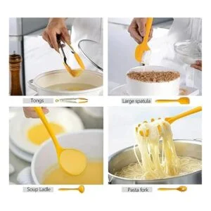 Juego de utensilios de cocina de silicona antiadherente_6