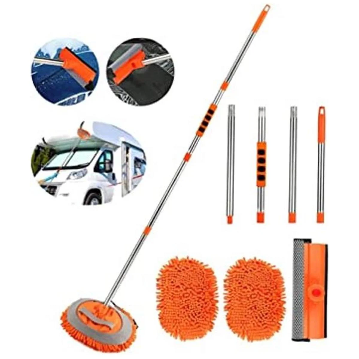 GES Manopa de lavado de automóvil de 62 pulgadas con mango_1