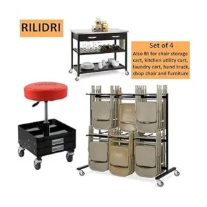 RILIDRI Rueda de vástago giratorio de 3 pulgadas rueda de_6