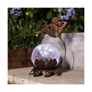 MUMTOP Farol solar de hadas luces solares de vidrio_2