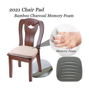 KGPLOME Cojín de silla con lazos para sillas de comedor_3