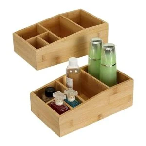 Dicunoy Paquete de 2 bolsas de té de bambú caja de_6