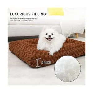 Cama lavable para perros cama de felpa lujosa para_3