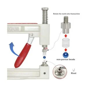Herramienta de prensa de mano con 2 cajas de 5 tamaños de_4