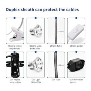 Lámpara de calor para reptiles lámpara de punto_5