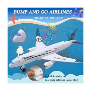 OTONOPI Juguetes de avión Bump and Go Airlines Modelo de_4