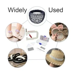 Herramienta de prensa de mano con 2 cajas de 5 tamaños de_6