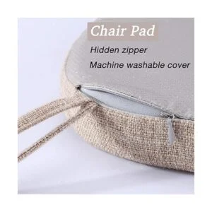 KGPLOME Cojín de silla con lazos para sillas de comedor_6