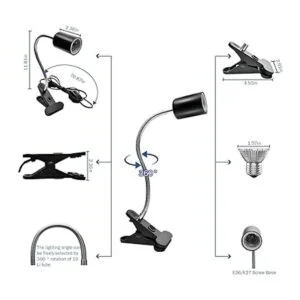Lámpara de calor para reptiles lámpara de punto_2