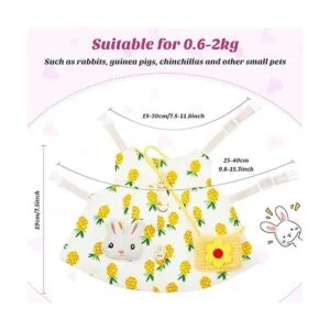 Weewooday 2 juegos de disfraz de conejo para mascotas_6