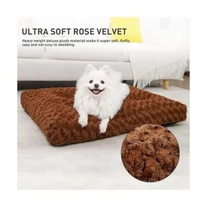 Cama lavable para perros cama de felpa lujosa para_2