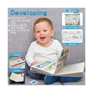 Libro de mantener ocupados los niños juguetes Montessori_5