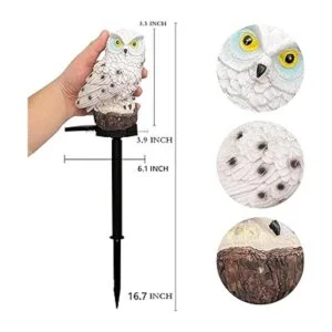 DAZZLE BRIGHT Paquete de 2 luces LED solares de figura de_2