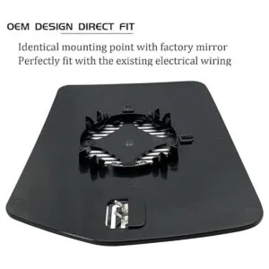 Nuevo espejo calefactor lateral derecho del pasajero de_4