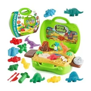 Juguetes de masa de color dinosaurio 2 en 1 37 piezas con_1
