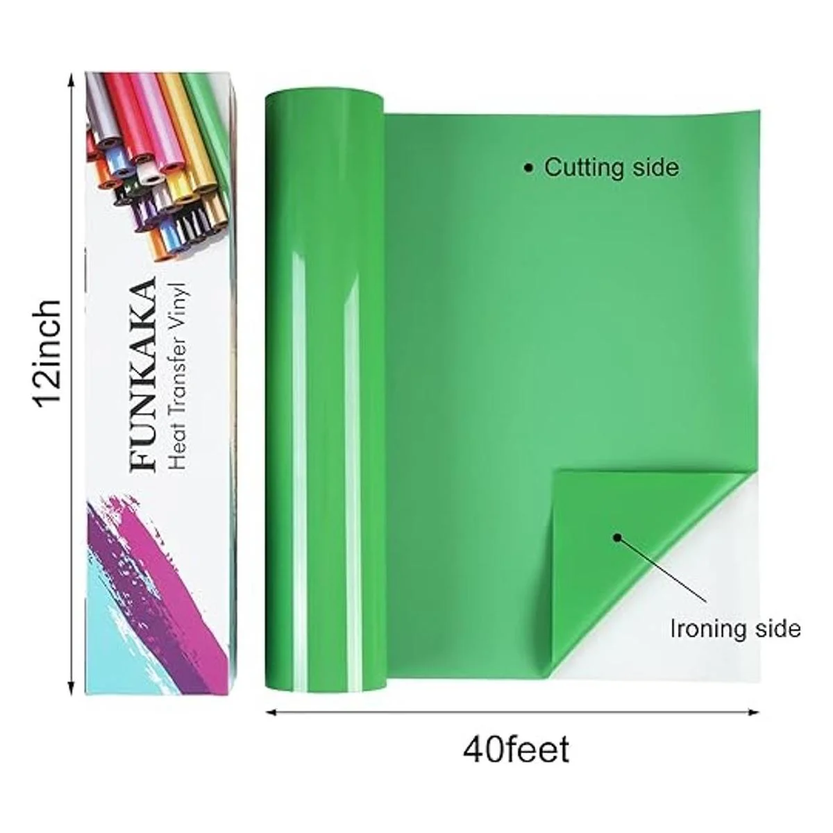 FUNKAKA Rollos de vinilo HTV Vinilo de transferencia de_2