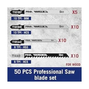 MNA Hojas de sierra multiusos para calar 50 piezas kit_3