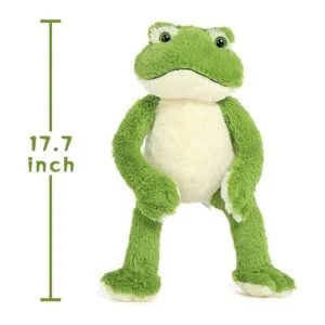 Muiteiur Animal de peluche de rana de felpa lindo juguete_4