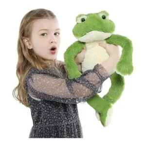 Muiteiur Animal de peluche de rana de felpa lindo juguete_2