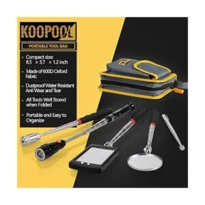 Juego de herramientas de recolección magnética linterna_6