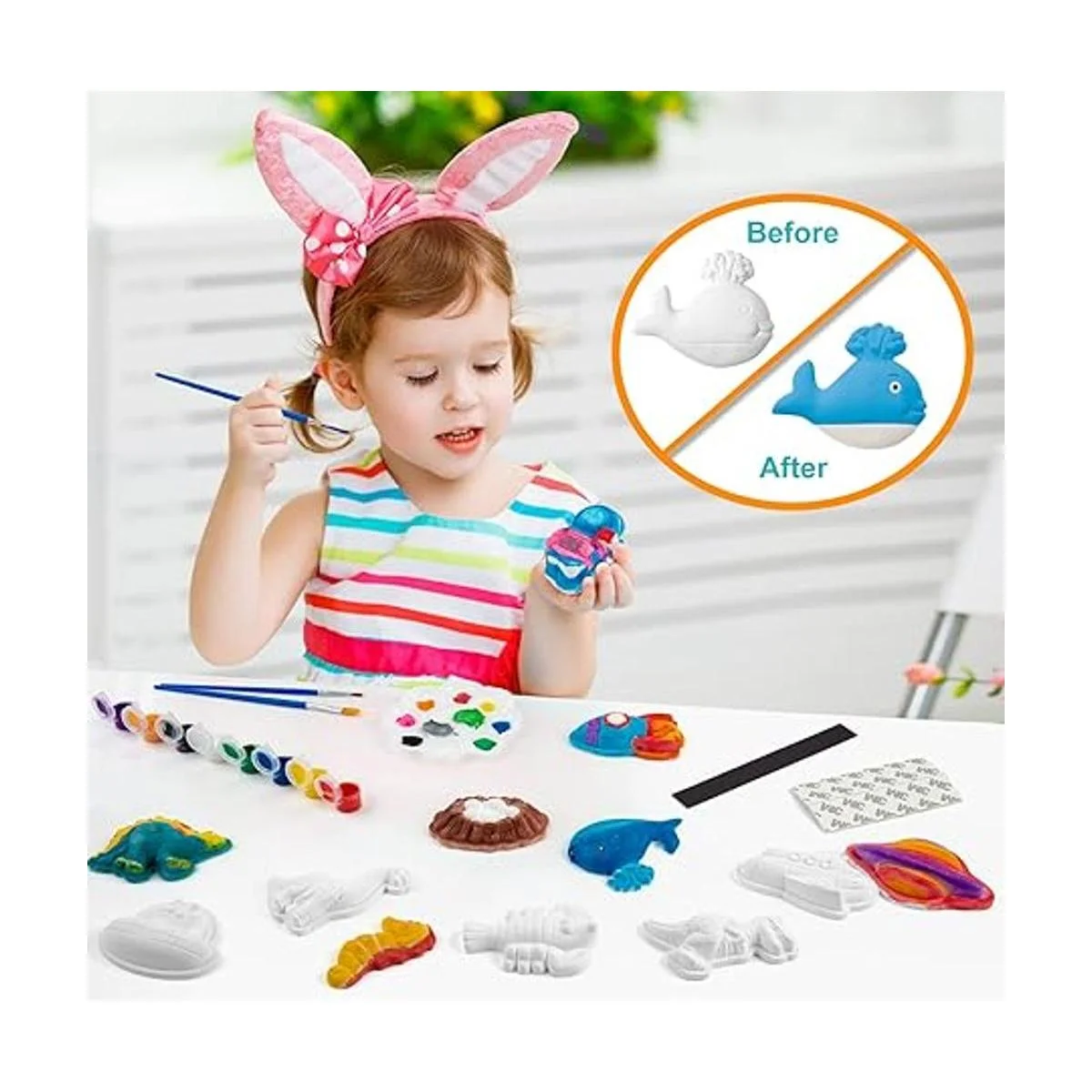 Juboury Kit de pintura para niños de arte y manualidades_2