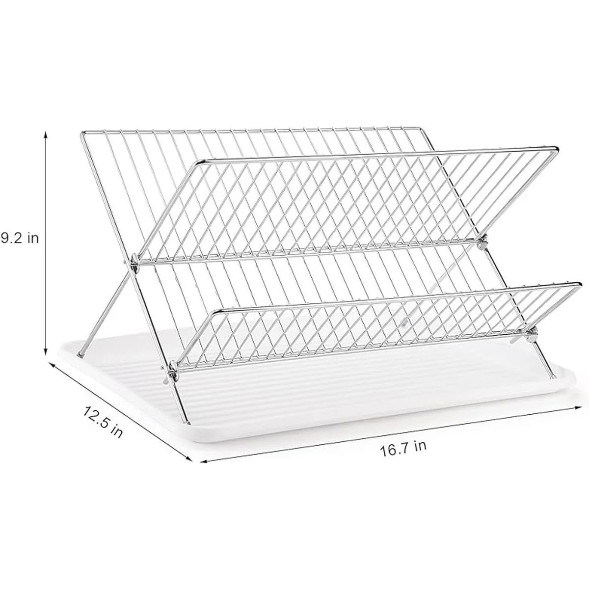 YOUEON Escurridor de platos plegable con escurridor_2