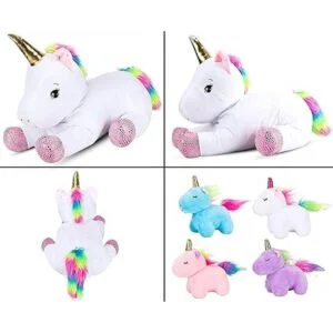 Animales de peluche de unicornio de 16 pulgadas regalos_5