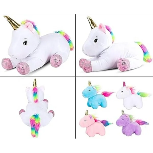 Animales de peluche de unicornio de 16 pulgadas regalos_5