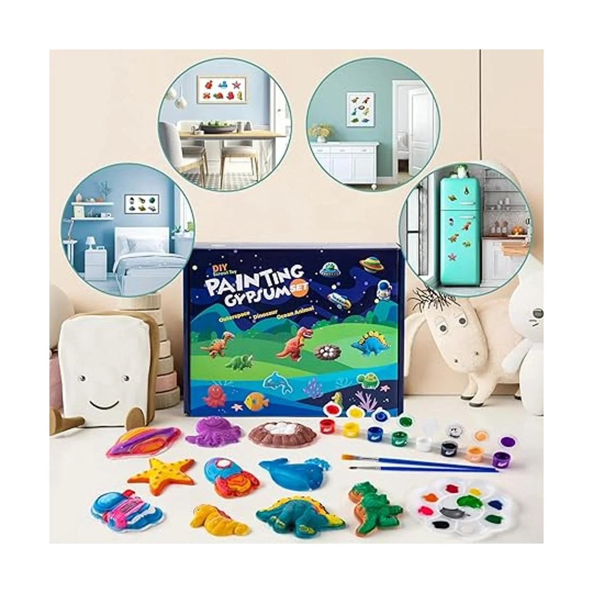 Juboury Kit de pintura para niños de arte y manualidades_3