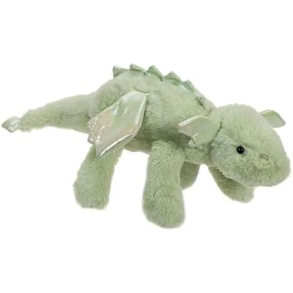 Apricot Lamb Juguetes de peluche verde dragón acostado_3