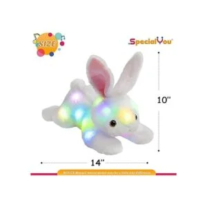 SpecialYou Juguete de peluche creativo de conejo con luz_2
