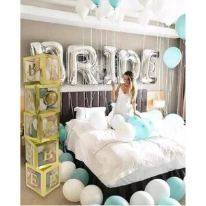 96 cajas de globos para decoración de despedida de soltera_2
