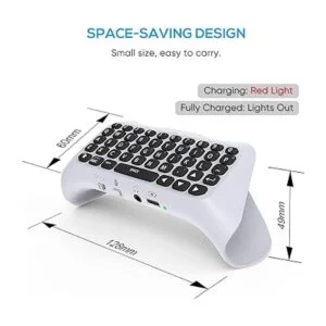 Teclado inalámbrico para controlador PS5 Bluetooth 3.0_3