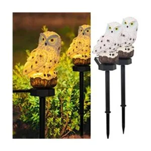 DAZZLE BRIGHT Paquete de 2 luces LED solares de figura de_1