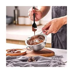 Maceta doble de 33.8 fl oz con olla de acero inoxidable de_6