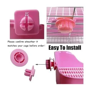 PINVNBY Caja de arena para conejos para jaulas conejos_5