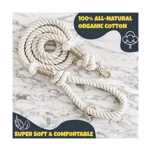 PUPPYSENTIALS Correas de cuerda para perros cuerda para_4