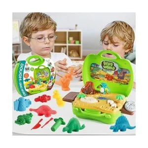 Juguetes de masa de color dinosaurio 2 en 1 37 piezas con_6