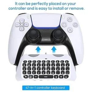 Teclado inalámbrico para controlador PS5 Bluetooth 3.0_4