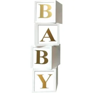 Cajas de baby shower decoraciones de fiesta 4 cajas_1