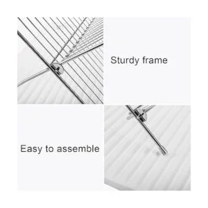 YOUEON Escurridor de platos plegable con escurridor_3