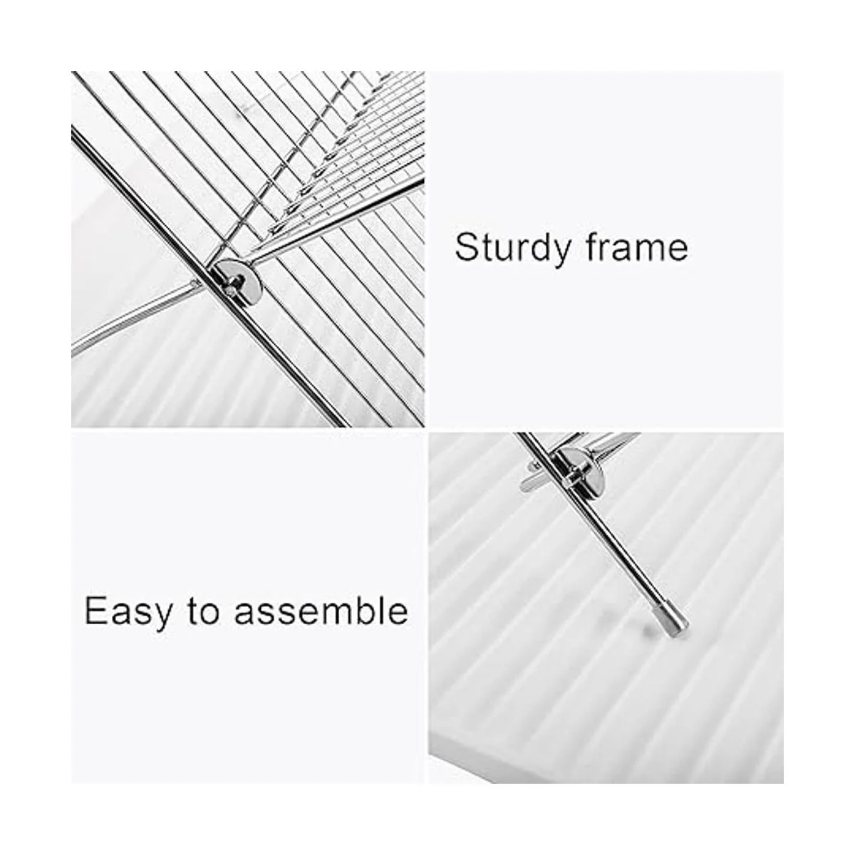 YOUEON Escurridor de platos plegable con escurridor_3