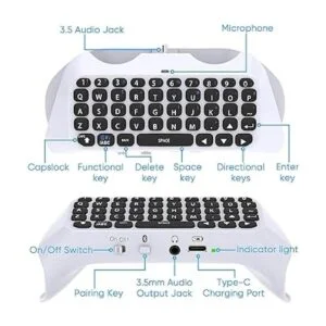 Teclado inalámbrico para controlador PS5 Bluetooth 3.0_2