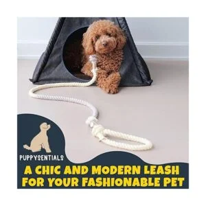 PUPPYSENTIALS Correas de cuerda para perros cuerda para_3