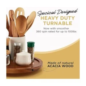 TIDITA Susan Lazy Susan de 13 pulgadas para mesa_2