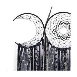 ANROYE Diosa de triple luna negra para colgar en la pared_3