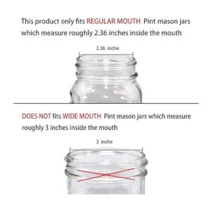 Tapas dispensadoras de jabón líquido Mason Jar 304_4