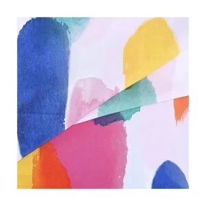 RosieLily Cortina de ducha con círculos de lunares en_4